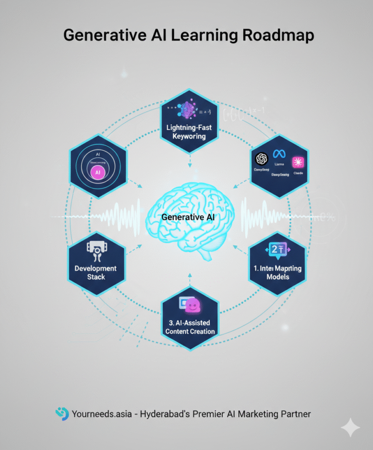 Navigating the Future: Yourneeds.asia’s Deep Dive into Generative AI for Digital Marketing in Hyderabad