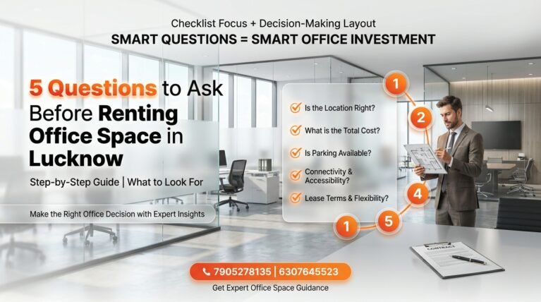 Is ₹75 per Sq. Ft. a Fair Rent for Office Space in Lucknow? Here is the Full Picture