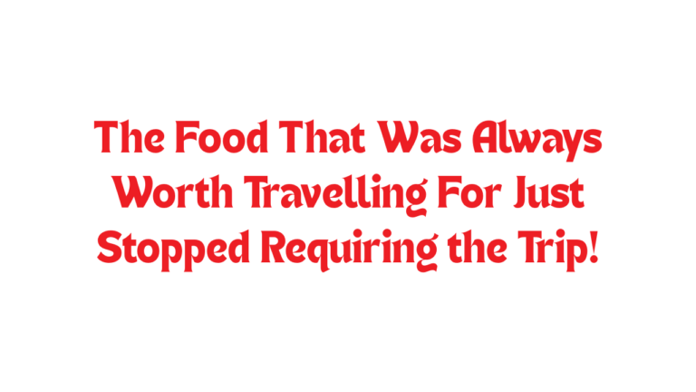 The Dish That Belongs to Another City — and the App That Makes It Yours Wherever You Are