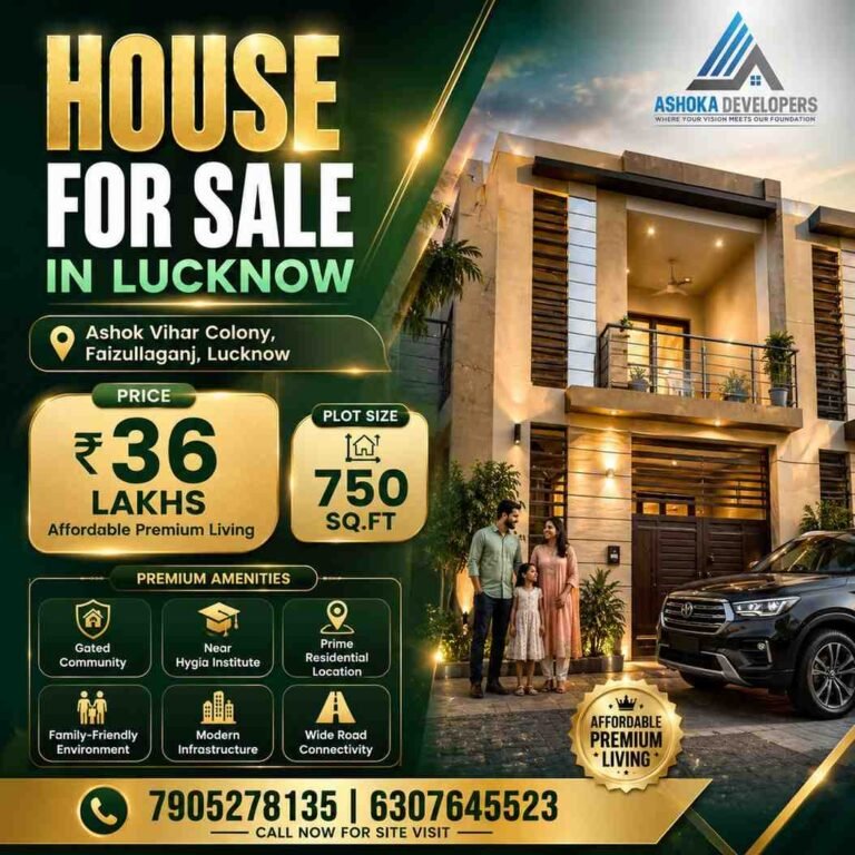 Everything You Need to Know About Buying a 750 Sq. Ft. Row House For Sale in Lucknow in 2026