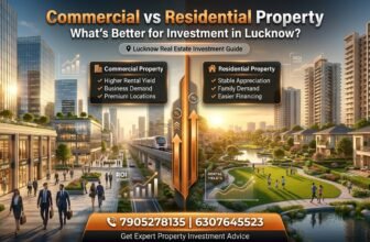 Rental Property in Lucknow — How Commercial Property Earns Nearly Twice What Residential Does