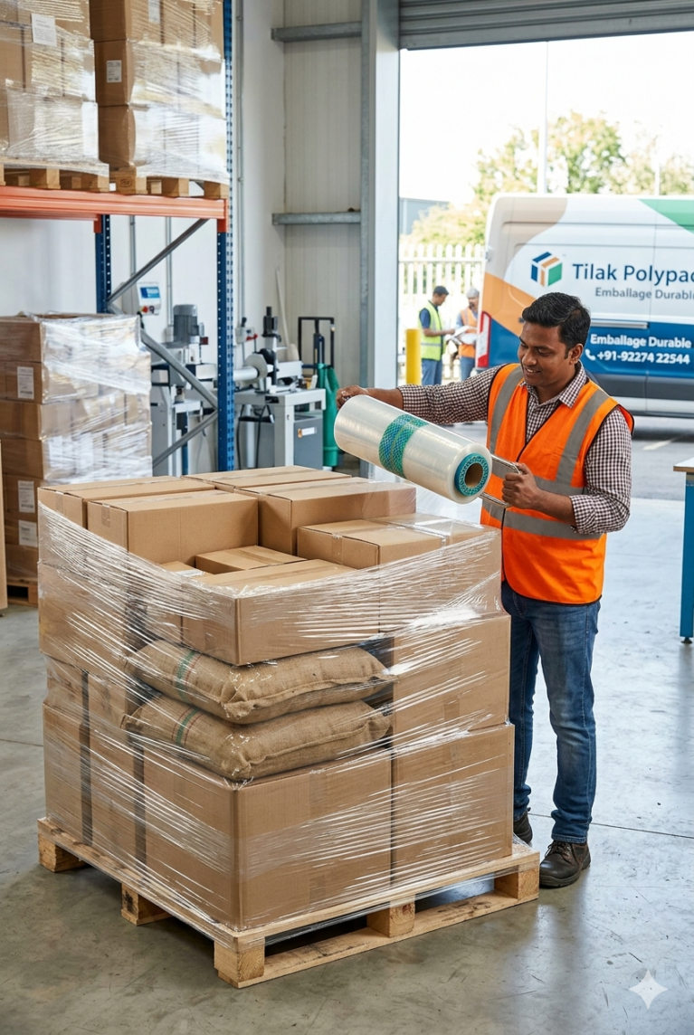 How Stretch Film Reduces Packaging Waste: A Sustainable Packaging Solution for Indian Industries