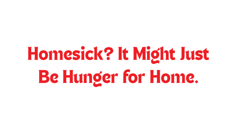 What Food From Home Does for the Soul That Nothing Else Quite Manages
