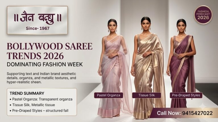 What Fashion Week 2026 Actually Told Us About the Sarees We’ll Be Wearing This Year