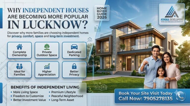 Independent Houses vs Apartments: Why Lucknow Buyers Are Rethinking Their Options