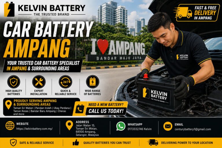 Reliable Car Battery Replacement in Ampang