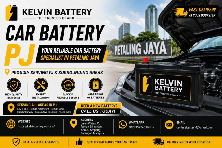 Car Battery Delivery and Installation in PJ