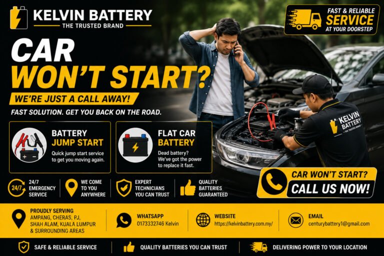 What to Do When Your Car Won’t Start