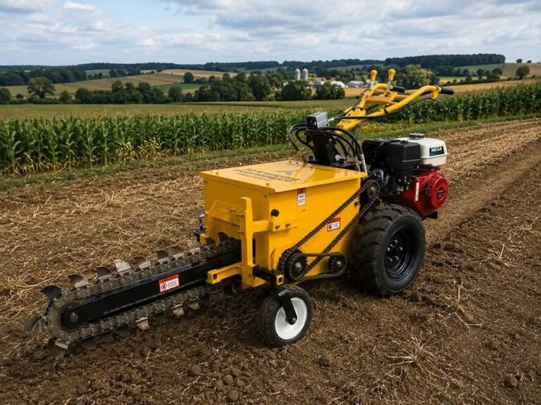 Dhruva 100 Walk-Behind Trencher – Compact Power for Utility, Farm and Solar Projects