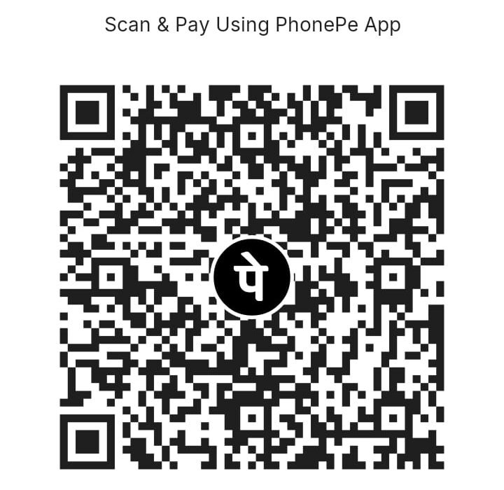 Scannable payment QR code