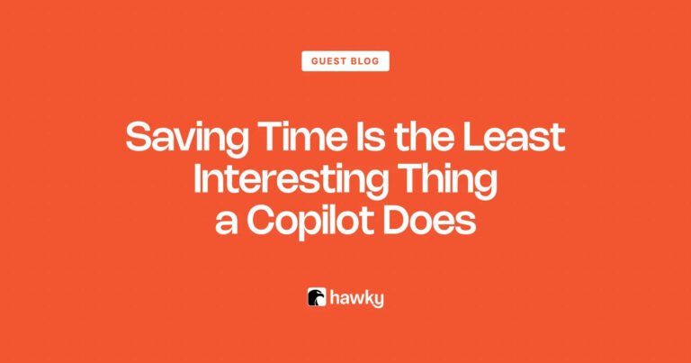 Saving Time Is the Least Interesting Thing a Copilot Does