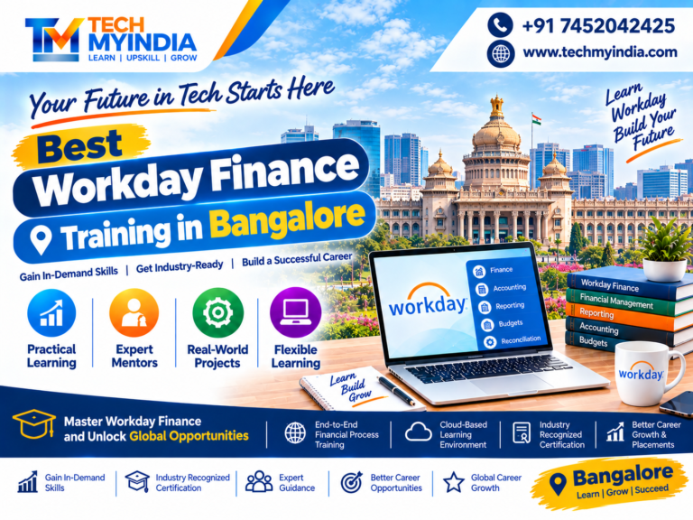 Best Workday Finance Training in Bangalore at TechMyIndia: Learn Finance Technology the Practical Way