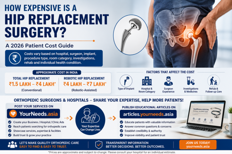 How Expensive Is a Hip Replacement Surgery? India Cost Guide 2026