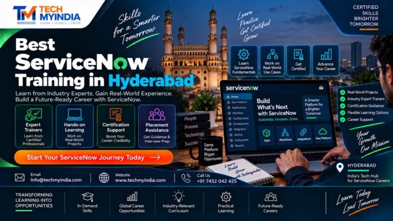 Best ServiceNow ITAM Training In Hyderabad At TechMyIndia To Master Practical IT Asset Management