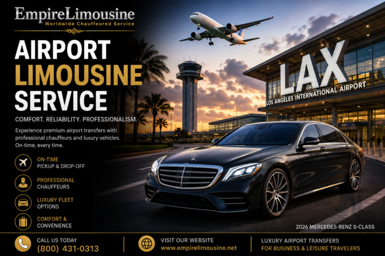 Airport Limousine Service: A Comfortable and Professional Way to Travel