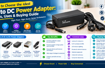 How to Choose the Best AC to DC Power Adapter: Types, Uses & Buying Guide