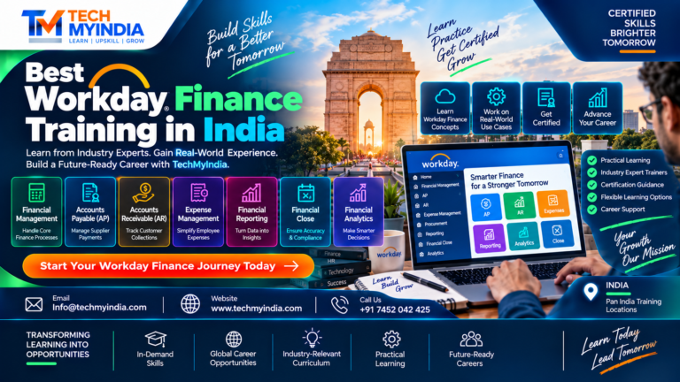 Best Workday Finance Training In India: Convert Finance Knowledge Into Enterprise Cloud Expertise