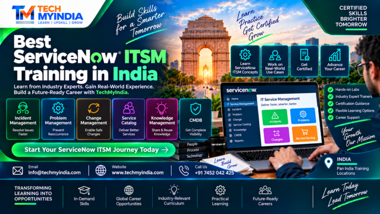 Best ServiceNow ITSM Training in India: Learn to Support Digital IT Services
