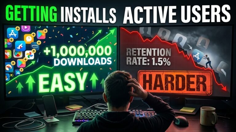 Getting App Installs Is Easy. Getting Active Users Is Harder.