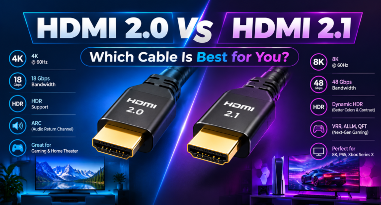 HDMI 2.0 vs HDMI 2.1: Which Cable Is Best for You?