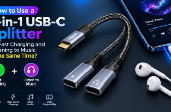 How to Use a 2-in-1 USB-C Splitter for Fast Charging and Listening to Music at the Same Time?