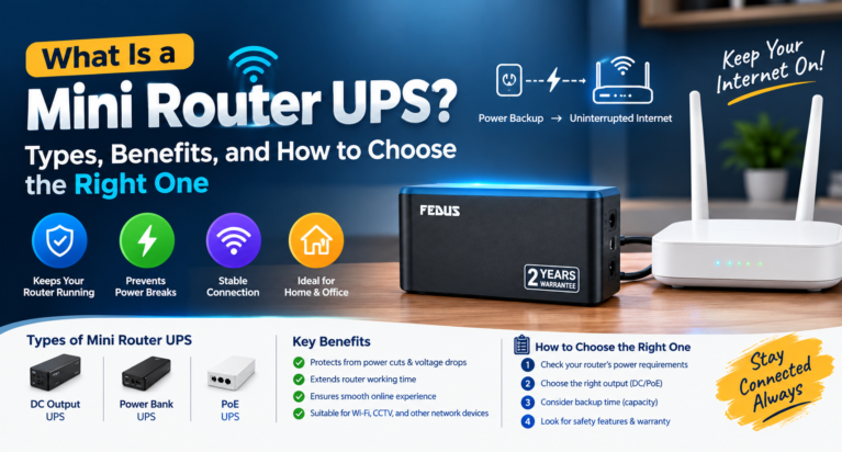 What Is a Mini Router UPS? Types, Benefits, and How to Choose the Right One