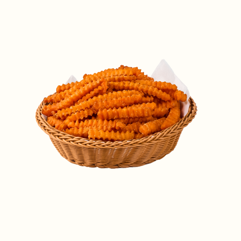 Crinkle Cut Frozen Sweet Potato Fries: Bulk Supply and Export from Egypt