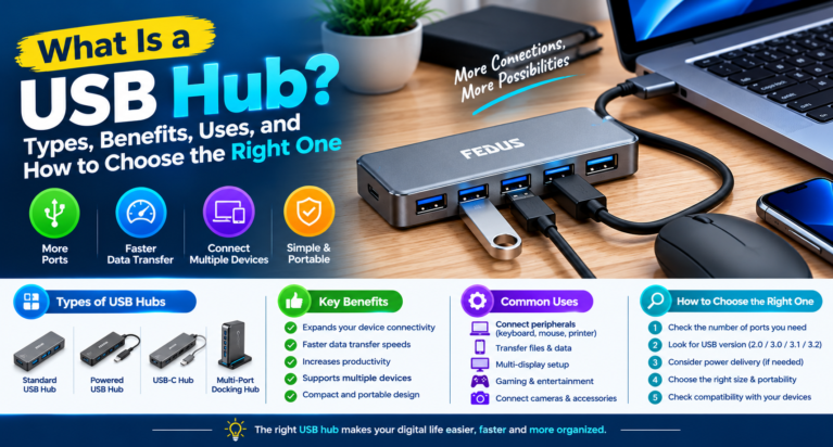 What Is a USB Hub? Types, Benefits, Uses, and How to Choose the Right One