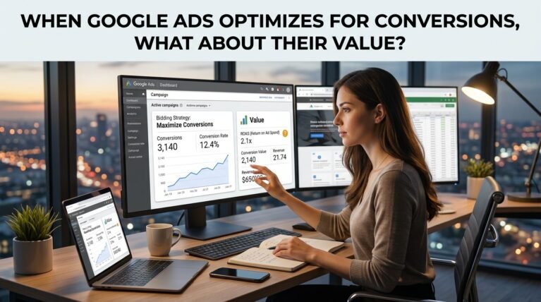 When Google Ads Optimizes for Conversions, What About Their Value?