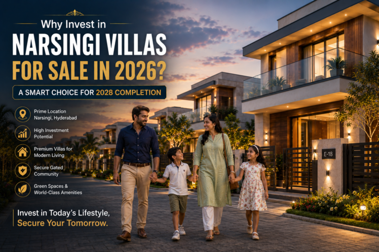 Why Invest in Narsingi Villas for Sale in 2026? A Smart Choice for 2028 Completion