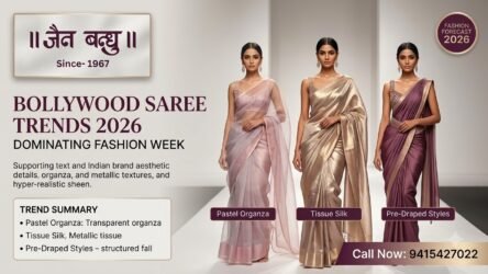 What Fashion Week 2026 Actually Told Us About the Sarees We’ll Be Wearing This Year