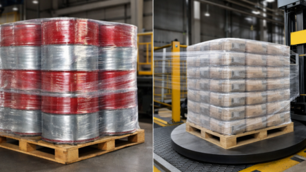 Meilleures solutions de film étirable pour l’emballage industriel lourd