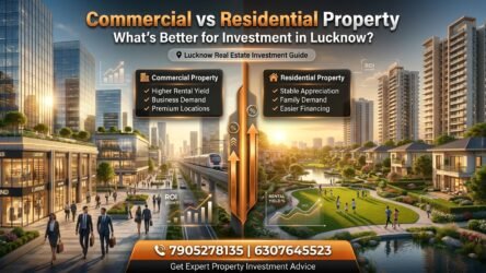 Rental Property in Lucknow — How Commercial Property Earns Nearly Twice What Residential Does