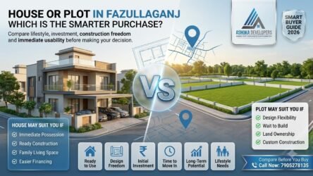 Buying a House vs a Plot in Fazullaganj: A Cost-Focused Comparison