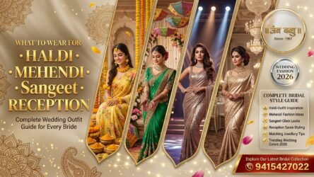 Fabric Guide for Haldi, Mehendi, Sangeet & Reception: What to Wear and Why